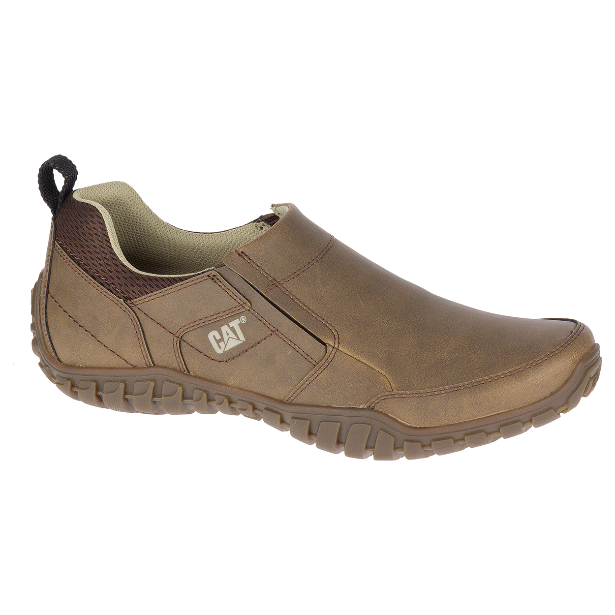 Caterpillar Shoes Sale - Caterpillar Opine Mens Slip On Shoes Dark Beige (073615-OIQ)